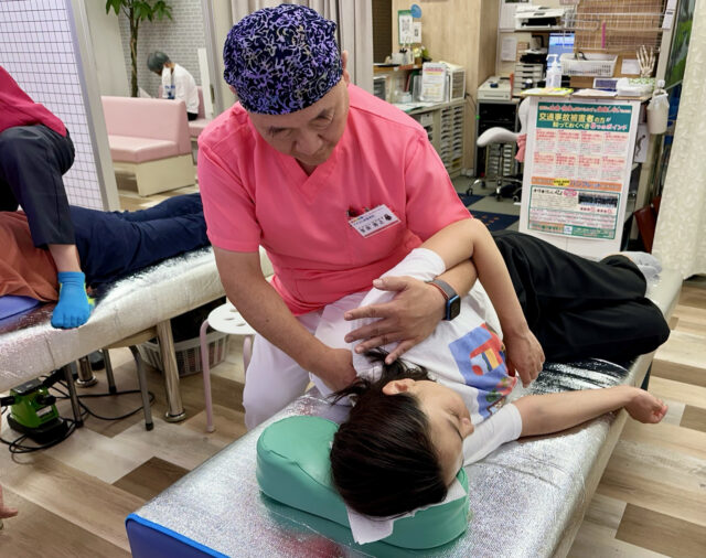 五十肩の施術