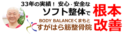 すがはら筋整骨院 33年の実績!安心・安全なソフト整体で根本改善「BODY BALANCEくまもと」「すがはら筋整骨院」