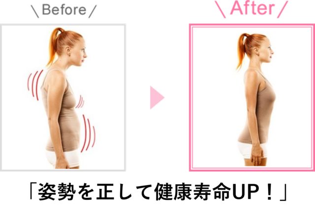 良い姿勢が長寿に直結