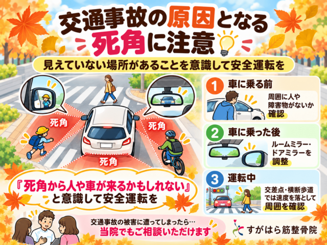 車の「死角」、意識していますか？